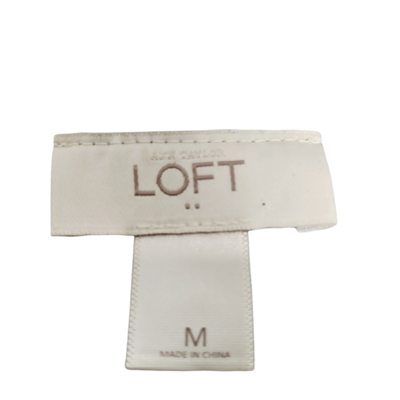 Loft Medium Crewneck Sweater Dogs Puppies Gray Knit Long Sleeve 100% Cotton EUC - Picture 14 of 14